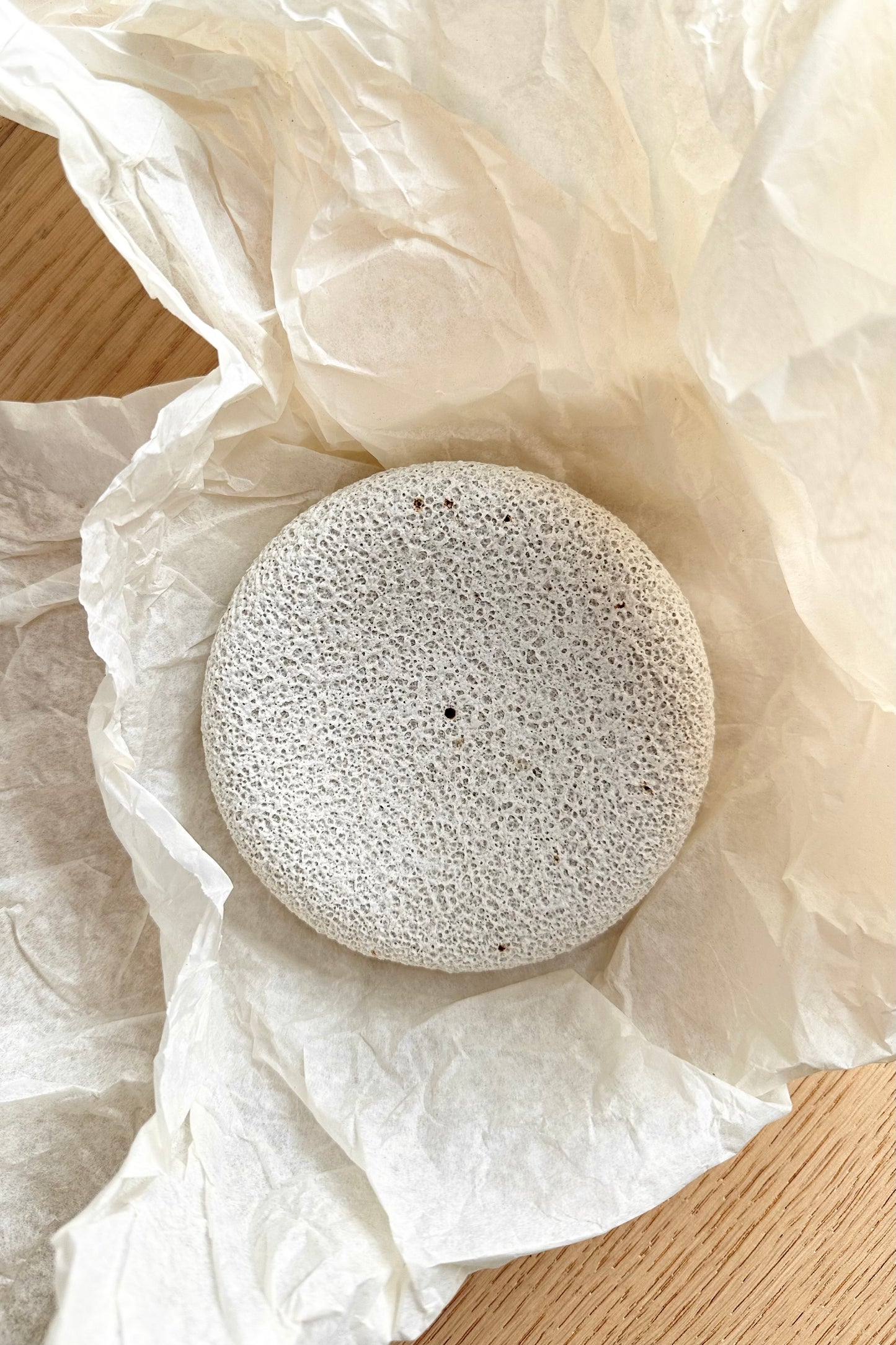 Incense holder - White lava