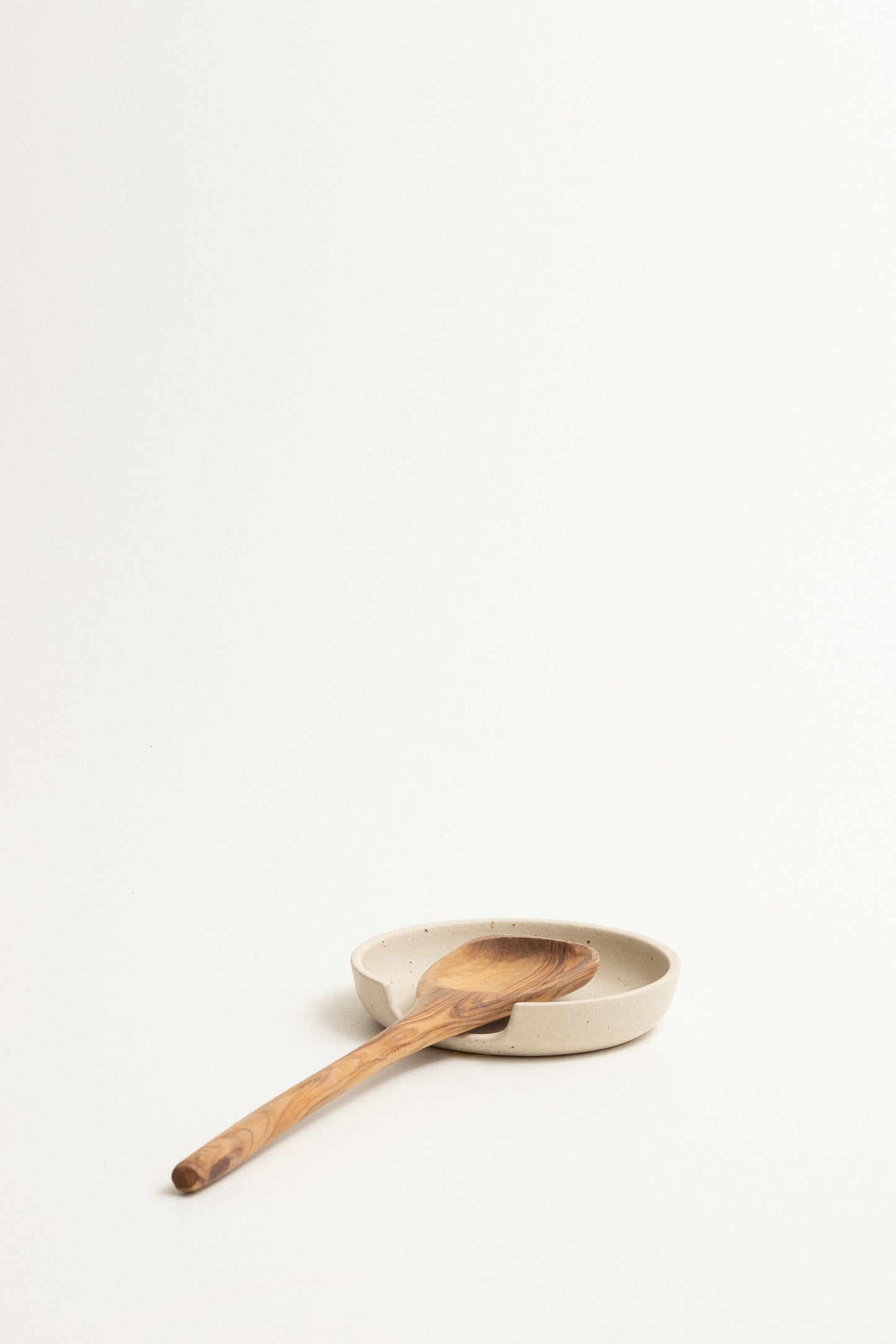 Spoon rest - Creamy beige