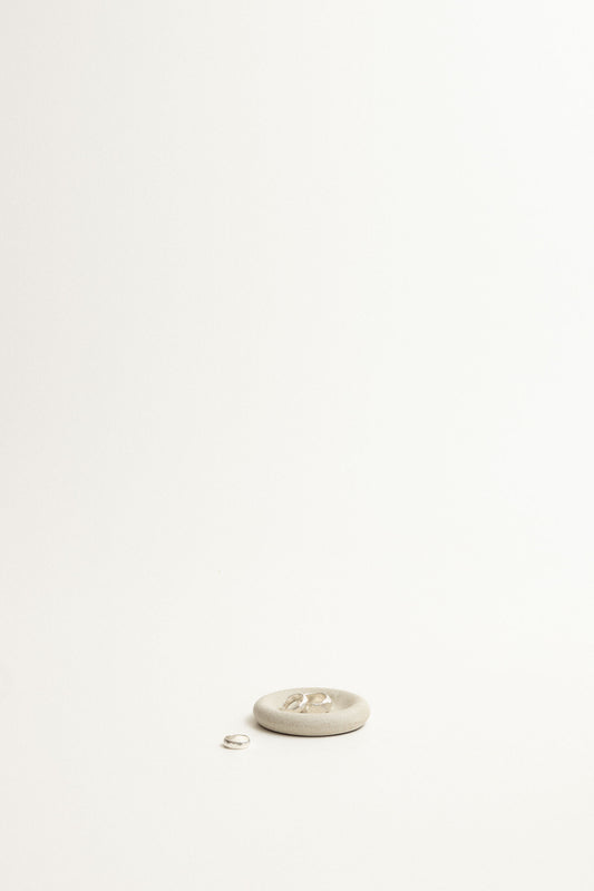 Curved mini bowl - Fog rustic