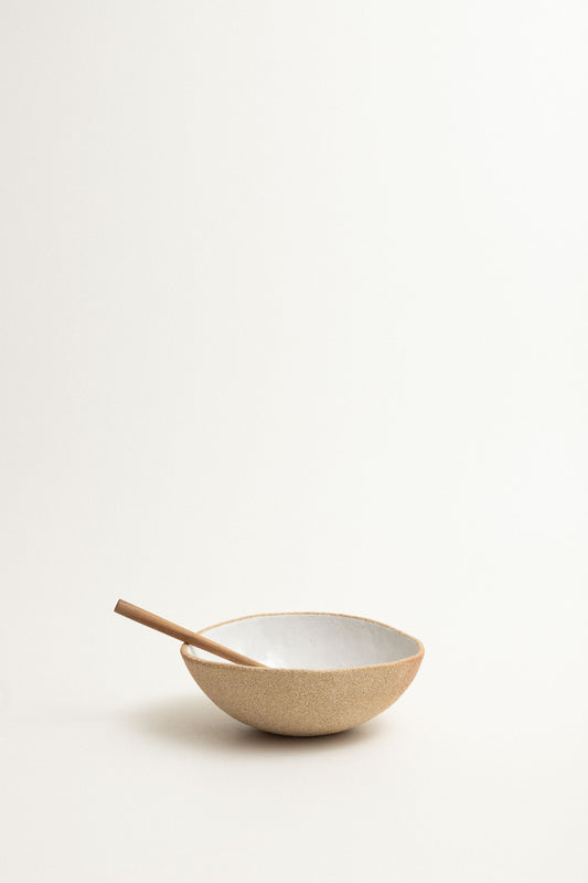 Serving bowl - Raw / white