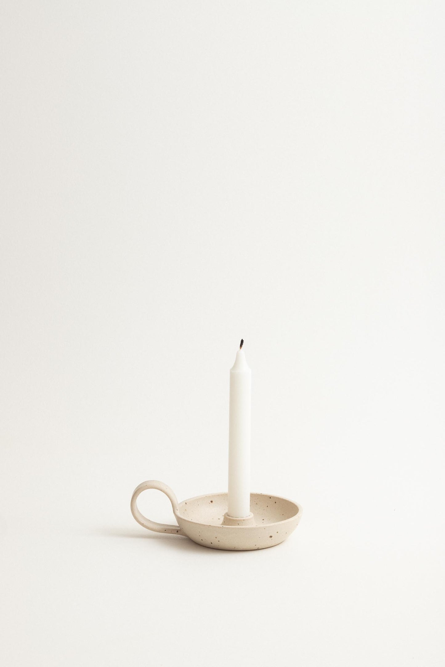 Candle holder - Creamy beige