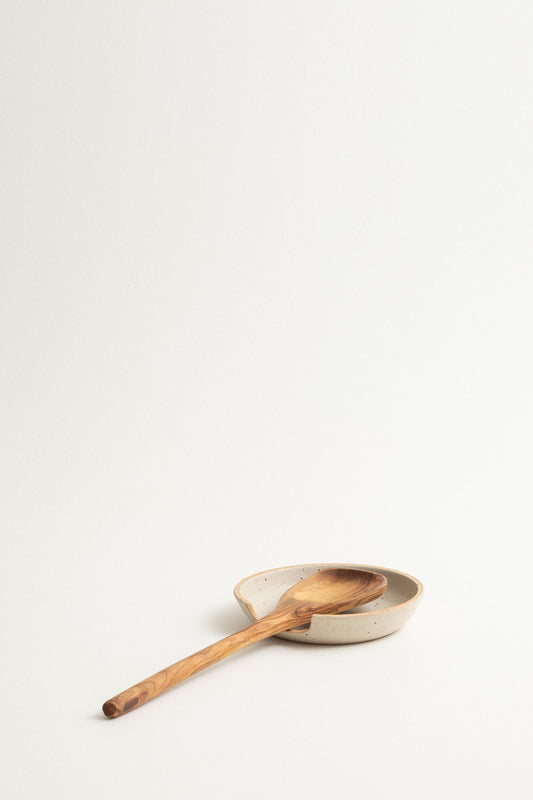 Spoon rest - Creamy beige / caramel