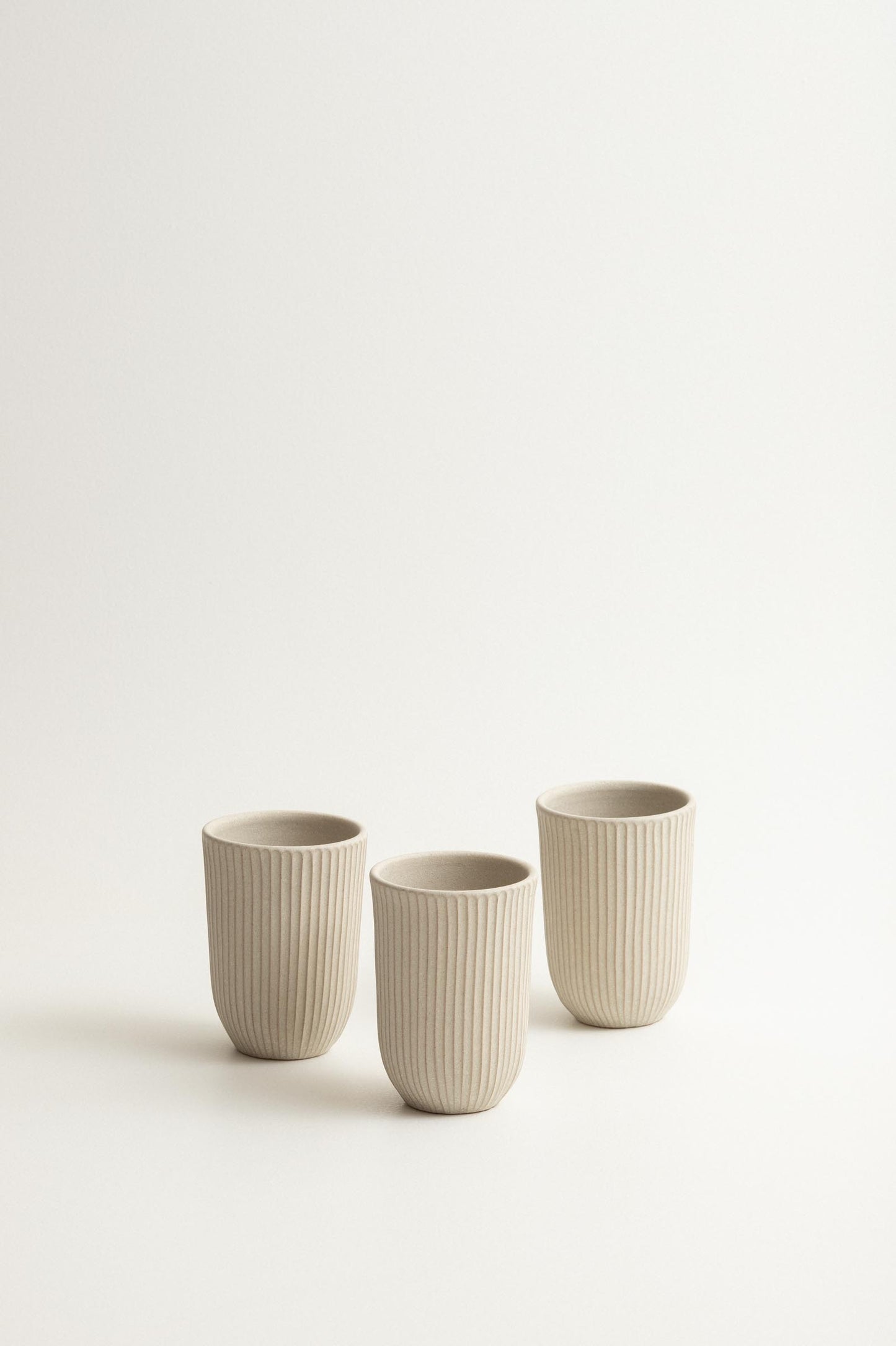 Fluted cup - Fog
