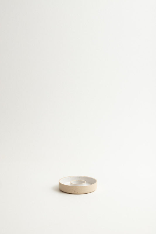 Egg cup - Sand / white