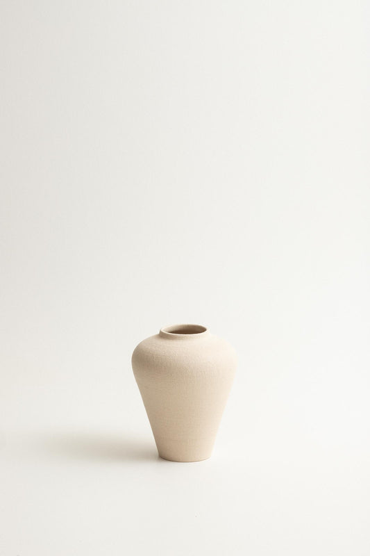 Narrow base vase - Light sand