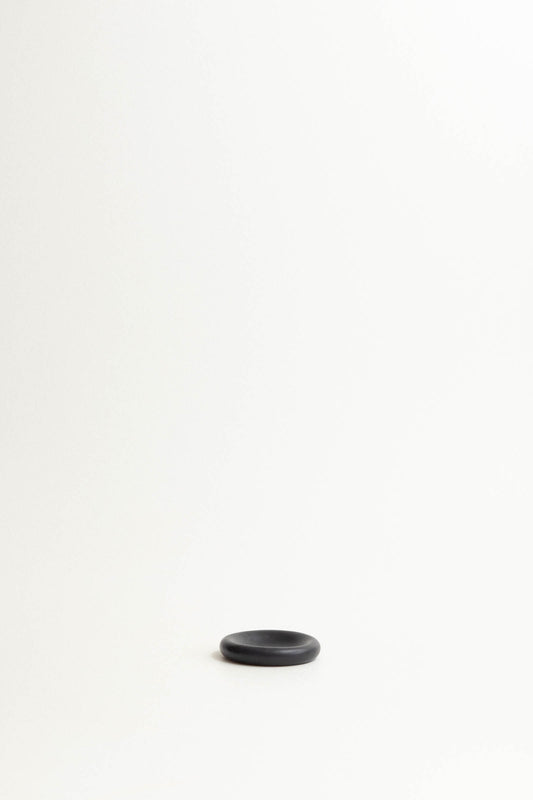 Curved mini bowl - Matte black