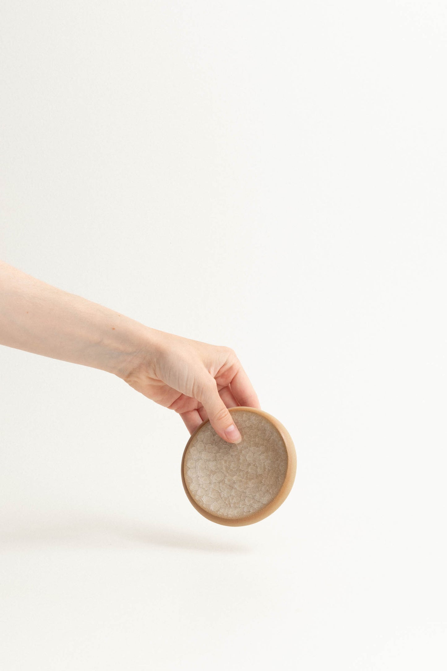 Snowflake crackle bowl - Mid beige